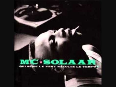 Mc Solaar Qui S Me Le Vent R Colte Le Tempo Rap Vent Rap Fran Ais