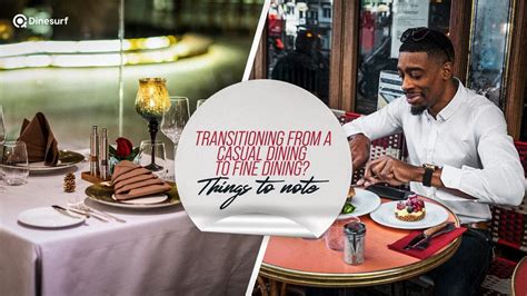 Transitioning from a casual dining to fine dining? Things to note - Dinesurf