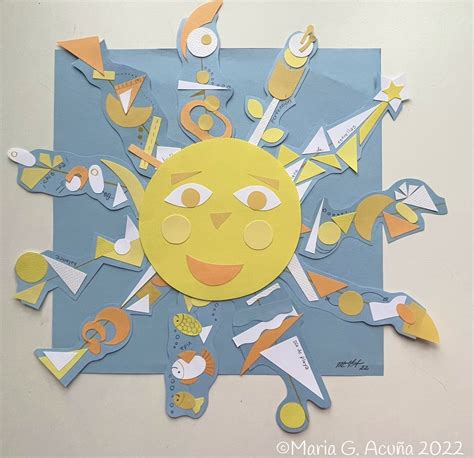 Argentina Flag Inspired Art – Spanish & English (ESL) for Children