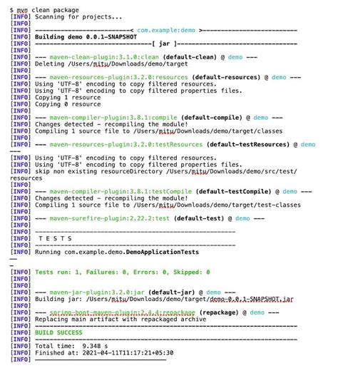 Most commonly used Maven Commands - Javagyansite