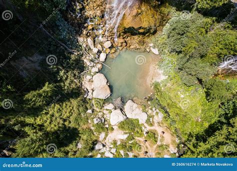 Sotira River with Waterfall in Summer 2022 Stock Photo - Image of ...