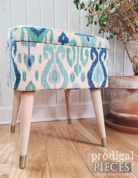 Vintage Sewing Stool Makeover Prodigal Pieces