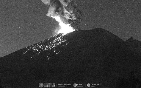 Volcán Popocatépetl registra explosión durante la madrugada Telediario