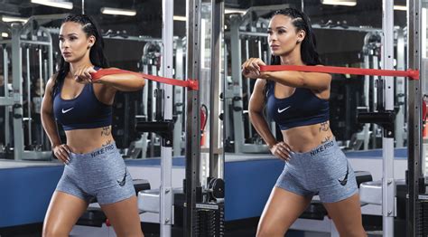 How To Properly Perform A Banded One Arm Chest Press Muscle And Fitness