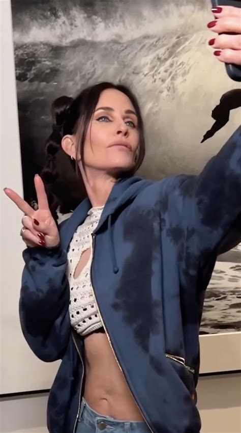 Courteney Cox gives herself a Gen Z makeover on Instagram