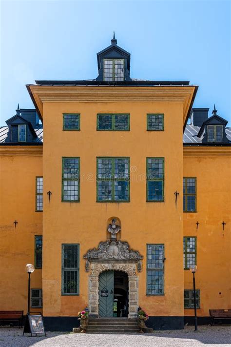 Front Summer View Of The Old Historic Beautiful Yellow Orange Wenngarn