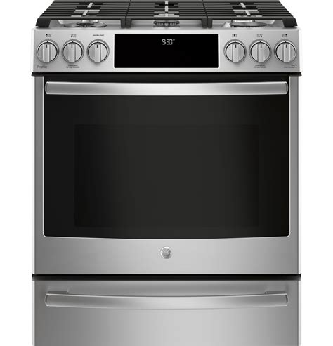 Ge Profile Series Pgs930selss 30 Slide In Gas Range Stainless Steel