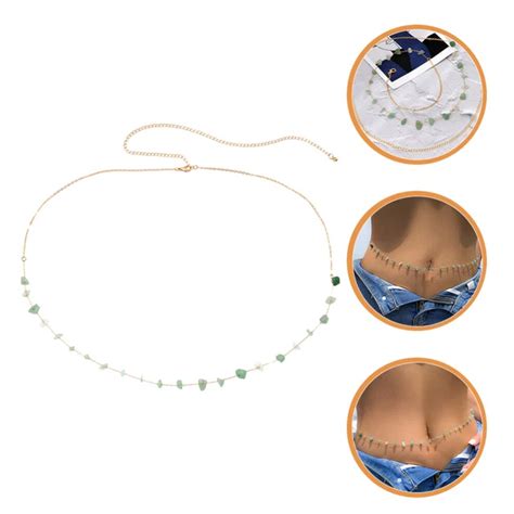 Catena Vita Intrecciata Ghiaia Catena Addominale Bikini Europea E Americana Eur Picclick It