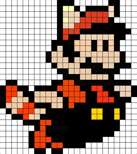 Super Mario Perler Bead Pattern Bead Sprites Characters Fuse Bead Patterns