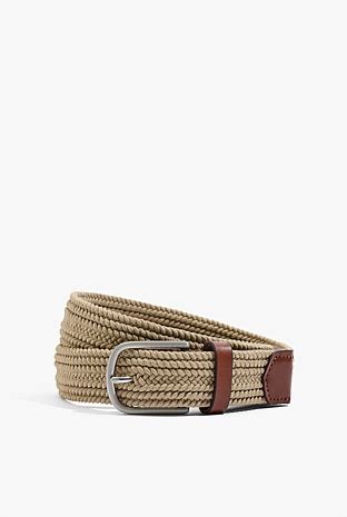 Natural Stretch Woven Belt Belts Country Road