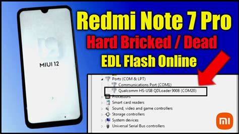 Redmi Note Hard Bricked No Fastboot No Recovery Youtube Mobile Legends Hot Sex Picture