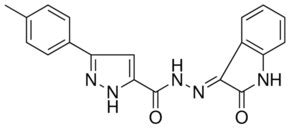 5 P TOLYL 2H PYRAZOLE 3 CARBOXYLIC ACID 2 OXO 1 2 2H INDOL 3 YLIDENE