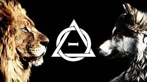 Download Lion Wolf Therian Symbol Wallpaper