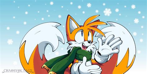 Tails Snowy Winter By Chaosvoltage On Deviantart