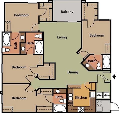 West 10 Apartments Per Bed Lease 2614 W Tennessee St Tallahassee Fl For Rent Rent