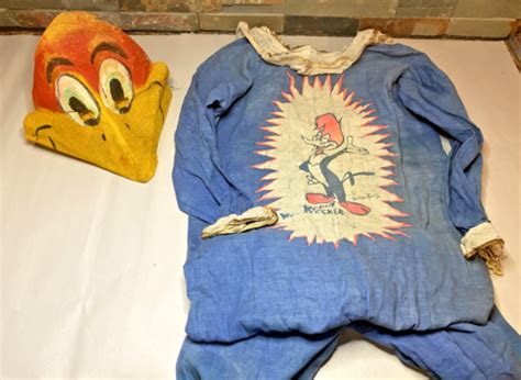 Vintage Woody Woodpecker Halloween Costume Collegeville Cloth Costume