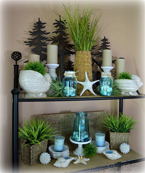 Dining Delight: Summer Decor on the Etagere