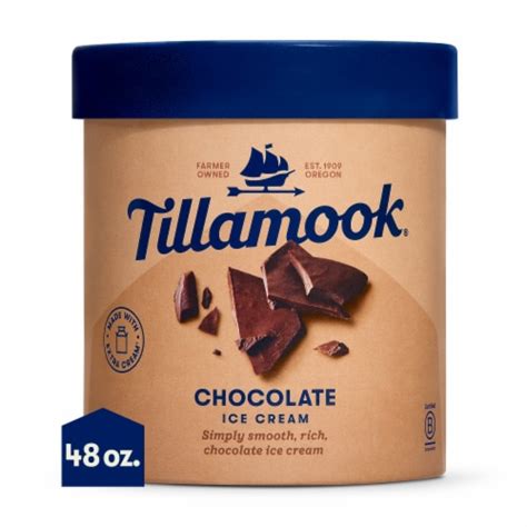 Tillamook Chocolate Ice Cream Tub 48 Oz Frys Food Stores