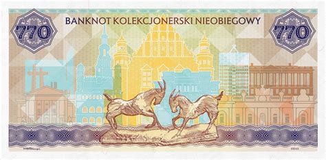 Banknot Walor 770 Lecie Lokacji Poznania Polskie Banknoty