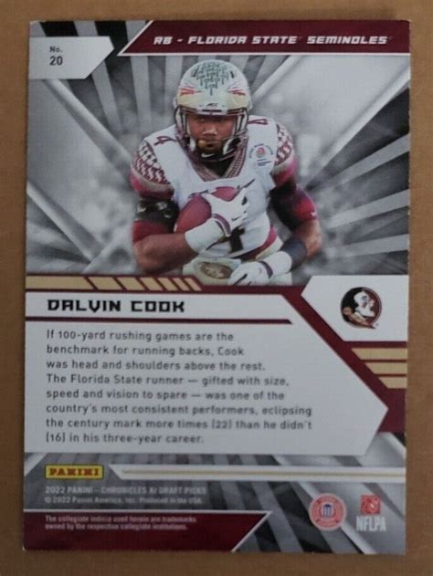 Panini Chronicles Draft Picks Xr Bronze Dalvin Cook For Sale