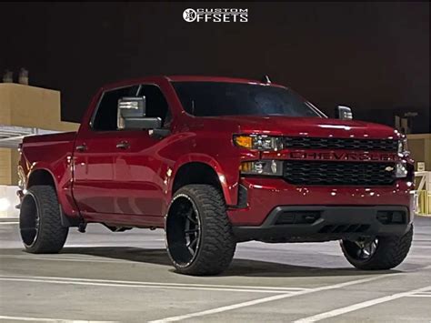 2021 Chevrolet Silverado 1500 With 24x14 76 Hardcore Offroad Hc13 And