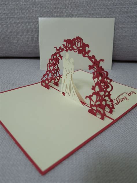 Pop Up Wedding Card Template Free Mightyprintingdeals