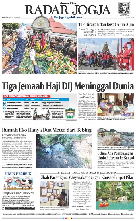 Jawa Pos Radar Jogja Edisi Rabu Juni Radar Jogja