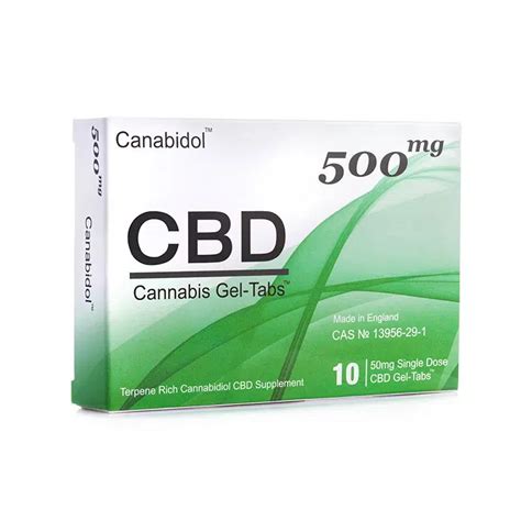 Canabidol™ Cbd Gel Tabs™ 500mg Superior Cbd Delivery