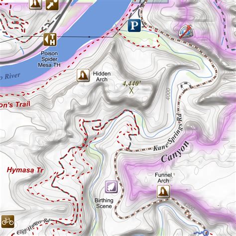 Moab, Utah 7.5 Minute Topographic Map by Apogee Mapping, Inc. | Avenza Maps