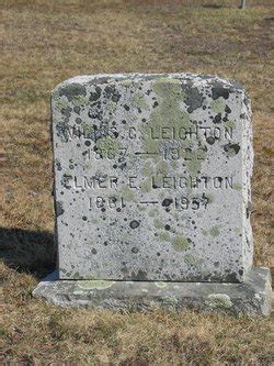 Elmer E Leighton Memorial Find A Grave