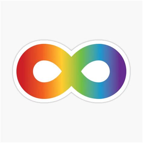 "Neurodiversity Symbol" Sticker for Sale by neurorainbow | Redbubble