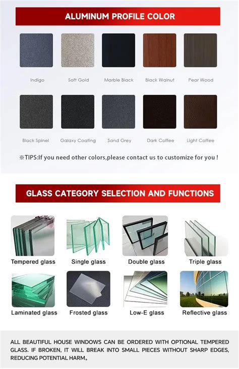 Professional Customized Windows For Houses Low E Glass Pvc Windows