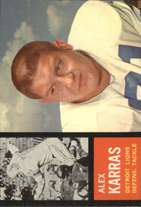 1962 Topps 58 Alex Karras EX MT