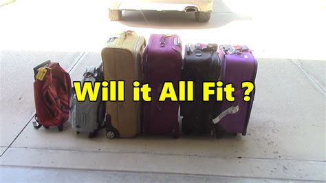 Will All The Luggage Fit In The Suv Youtube