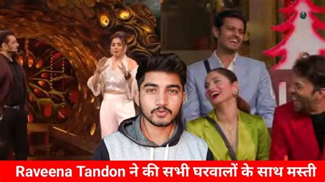 Bigg Boss 17 Weekend Ka Vaar Raveena Tandon Fun With Abhishek Kumar And