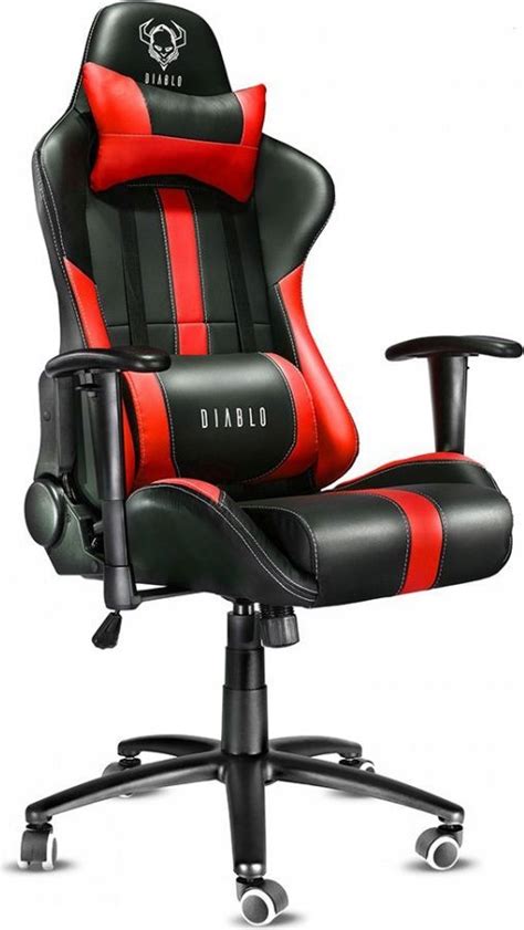 Fotel Diablo Chairs Diablo X Player Czarno Czerwon