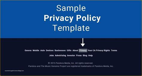 Privacy And Confidentiality Policy Template