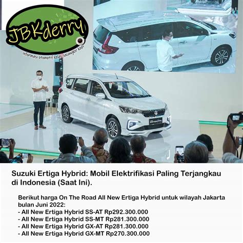 Suzuki Ertiga Hybrid Mobil Elektrifikasi Paling Terjangkau Di