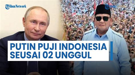 Vladimir Putin Ucapkan Selamat Kepada Prabowo Seusai Paslon Unggul