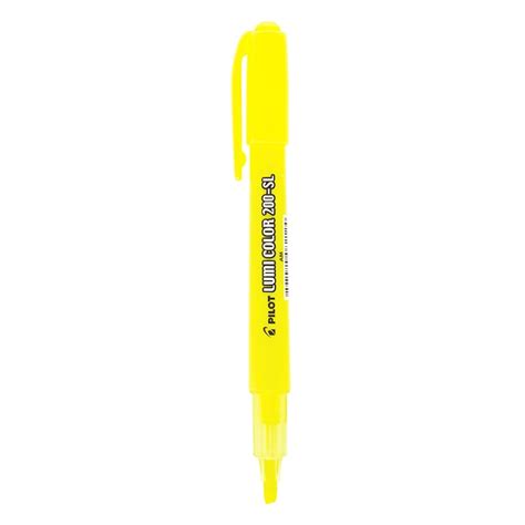 Caneta Marca Texto Lumicolor Pilot Amarelo CX C 12 Un Papelaria