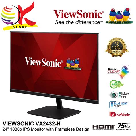 VIEWSONIC 24 VA2432 H VA2406 H 2 VA2418 SH LED FLAT FULL HD