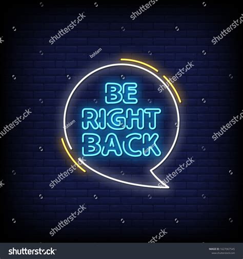 1,434 Be Right Back Message Images, Stock Photos & Vectors | Shutterstock