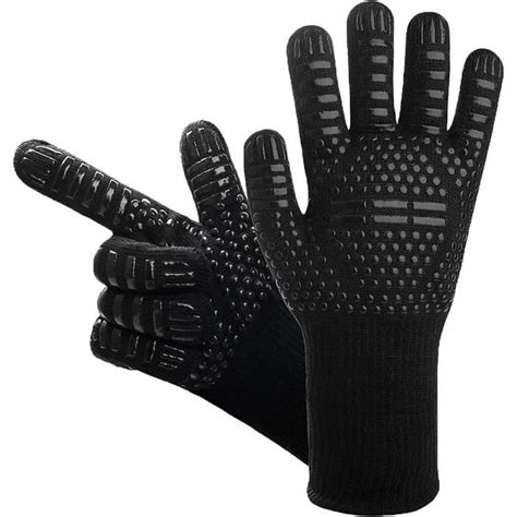 Gants de Barbecue Universel Gants Four Résistant à la Chaleur Jusqu à