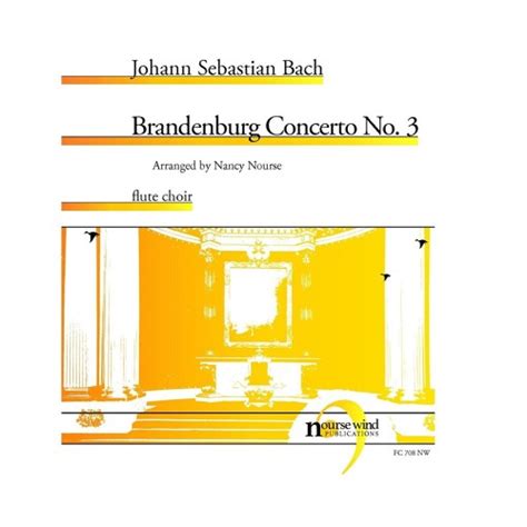 Bach, J.S. - Brandenburg Concerto No. 3 – FLUTISTRY BOSTON