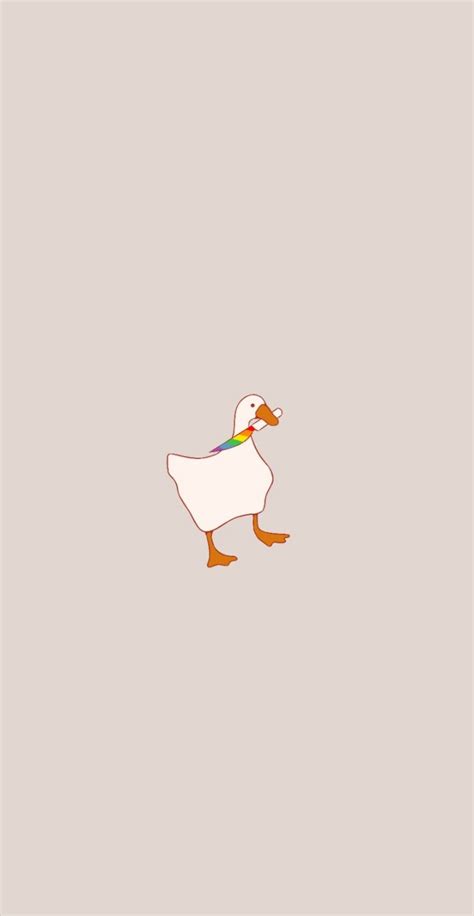 The Goose Form The Untitled Goose Game With A Rainbow Coloured Knife In