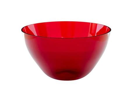 Mid Century Red Glass Fruit Bowl By Monica Bratt Ea1328c La460069