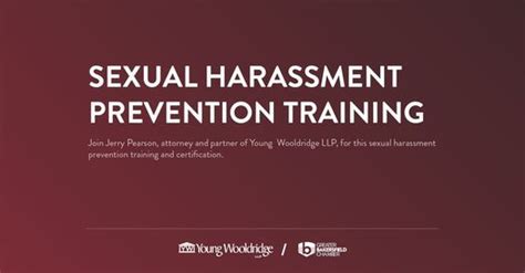 Sexual Harassment Prevention Training Greater Bakersfield Chamber 9