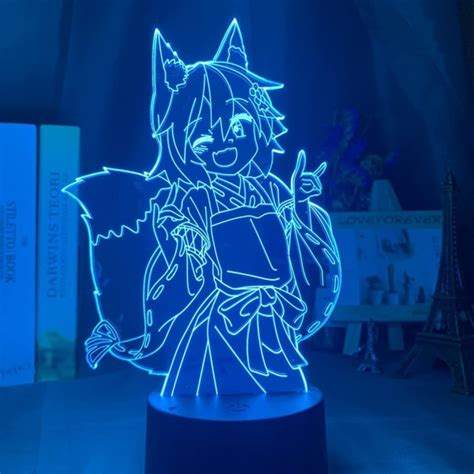 Anime Night Light Manga 3d Lampa The Helpful Fox Senko San Fi Fyndiq