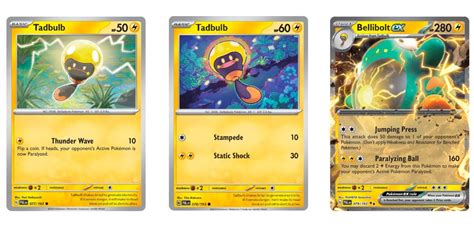 The Cards Of Pokémon TCG Paldea Evolved Part 18 Tadbulb Line