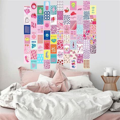 Pink Preppy Aesthetic Wall Collage Kit Preppy Room Decor Aesthetic